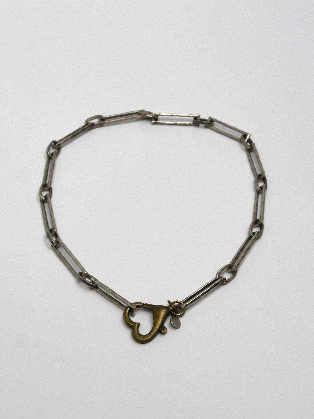 NSerena Jewelry-Antique Paperclip Link Chain Necklace