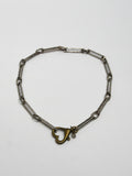 NSerena Jewelry-Antique Paperclip Link Chain Necklace