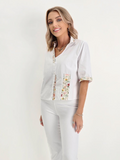 Narenee Designs- Summer Patchwork Blouse