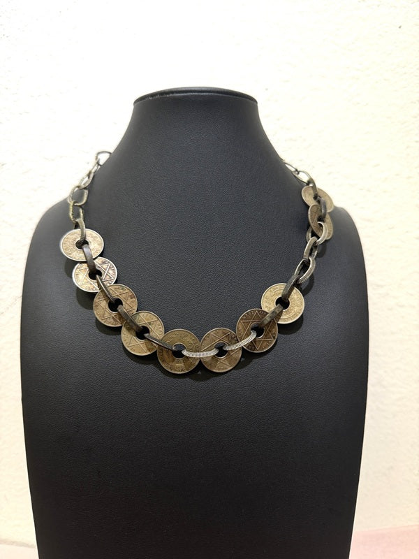 NSerena Jewelry-British West Africa Coins Necklace