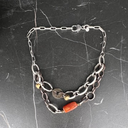 NSerena Jewelry-Mixed Media Necklace