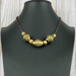 NSerena Jewelry- African Bicone with Saucers Necklace