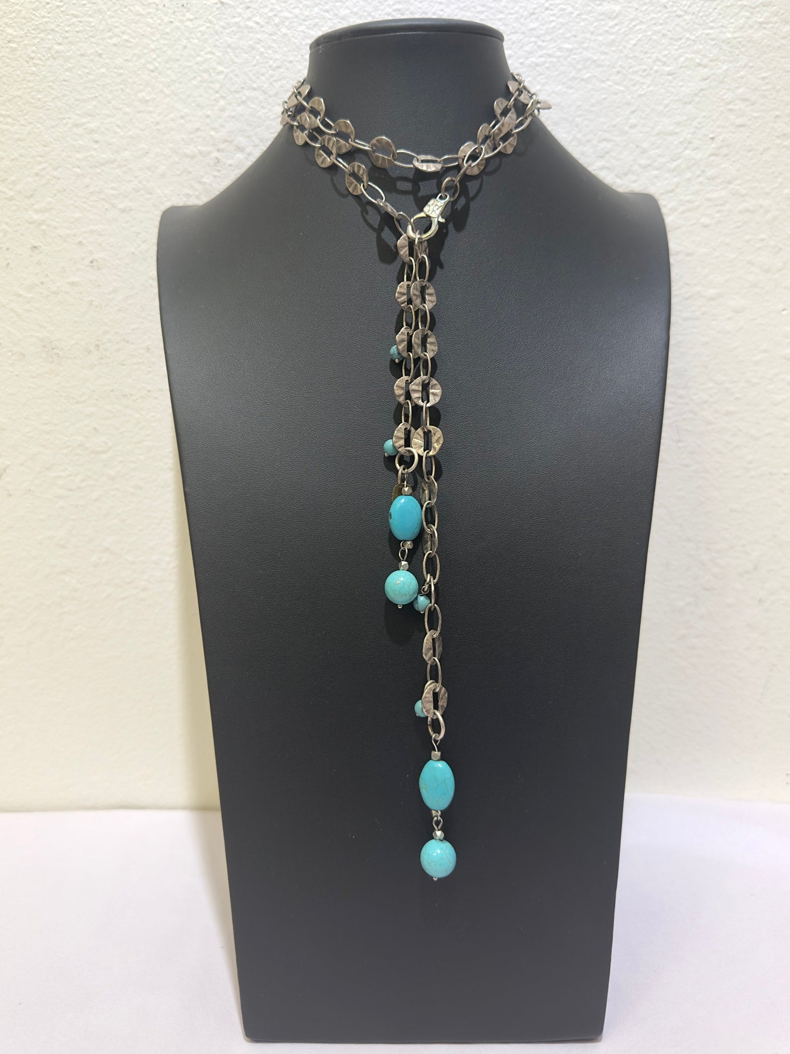 NSerena Jewelry- Turquoise Long Necklace